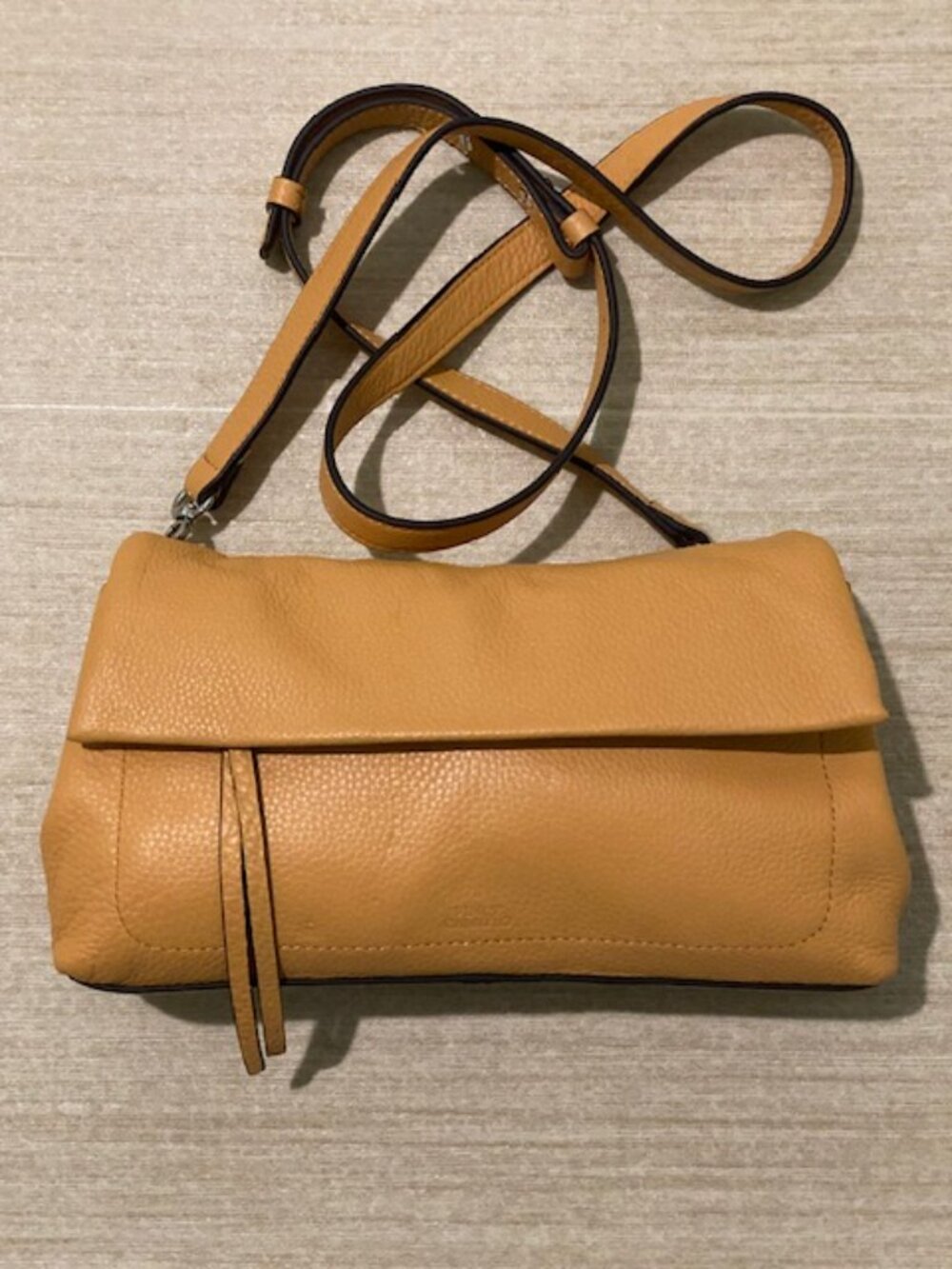 Vince Camuto Pebbled Leather Crossbody Bag/ New Condition